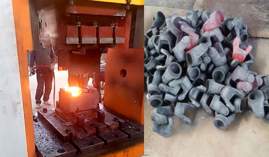 液壓機(jī)鍛造萬(wàn)向節(jié)工藝步驟