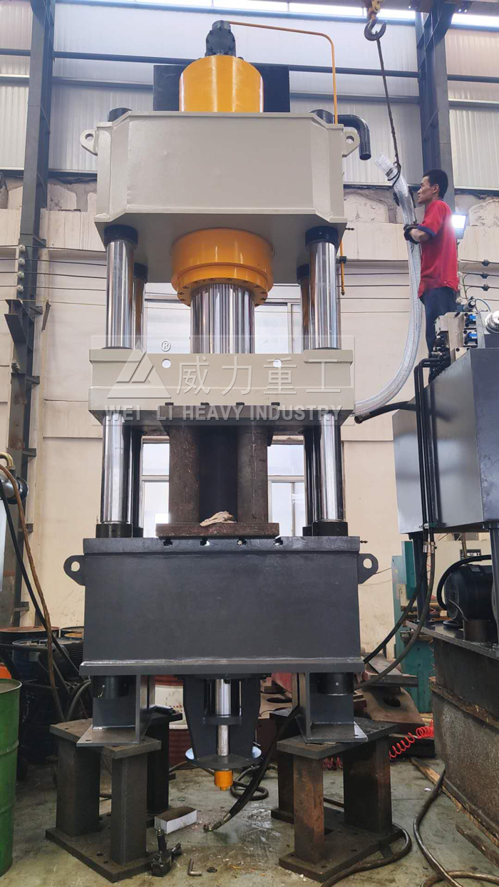 四柱液壓機安裝調(diào)試