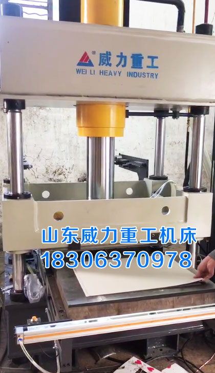 拼圖裁切壓紋100噸液壓機(jī)照片