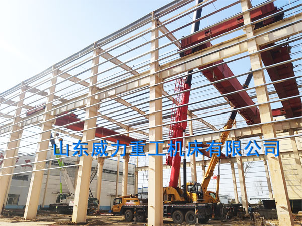 建設(shè)中的新車間