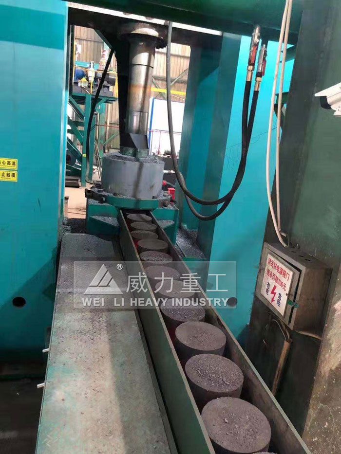 1600噸四柱液壓機壓制成品