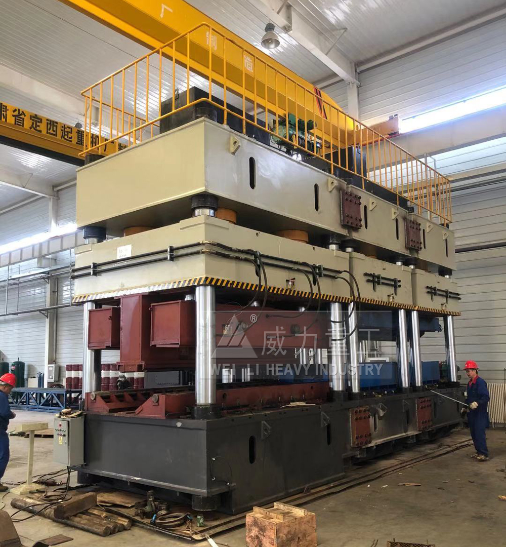 3000噸橋梁波紋板液壓機效率高